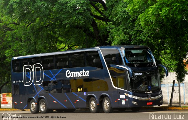 Viação Cometa 14302 na cidade de São Paulo, São Paulo, Brasil, por Ricardo Luiz. Número da foto: #5666284.