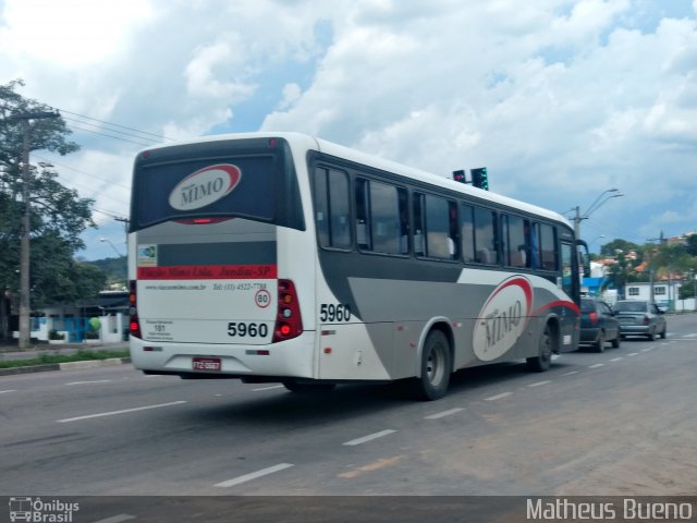 Viação Mimo 5960 na cidade de Campo Limpo Paulista, São Paulo, Brasil, por Matheus Bueno. Número da foto: #5666590.