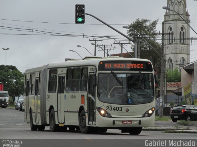 Viação Colombo 23403 na cidade de Curitiba, Paraná, Brasil, por Gabriel Machado. Número da foto: #5666301.