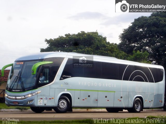 Viação Garcia 7436 na cidade de Maringá, Paraná, Brasil, por Victor Hugo Guedes Pereira. Número da foto: #5666239.