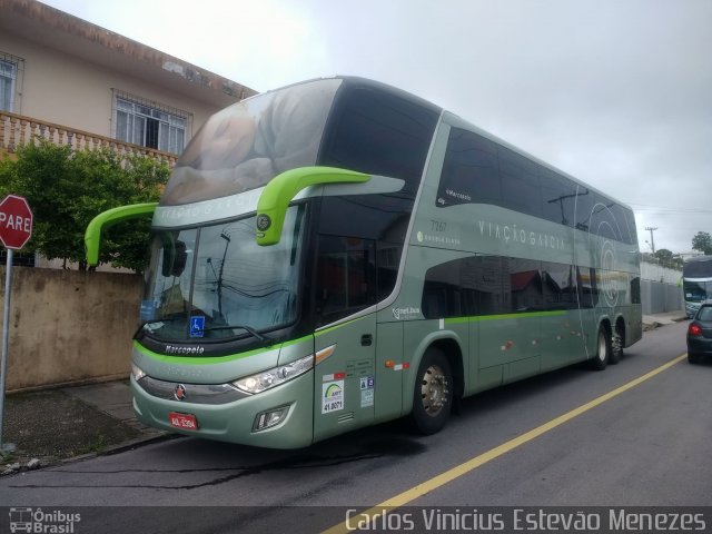 Viação Garcia 7267 na cidade de Florianópolis, Santa Catarina, Brasil, por Carlos Vinicius Estevão Menezes. Número da foto: #5666798.