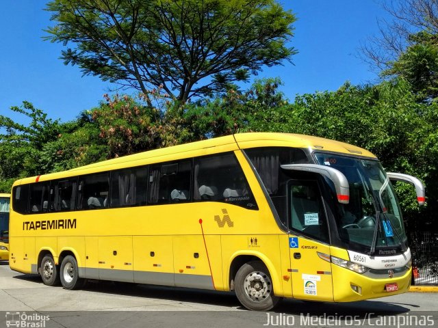 Viação Itapemirim 60561 na cidade de São Paulo, São Paulo, Brasil, por Julio Medeiros. ID da foto: 5666786.