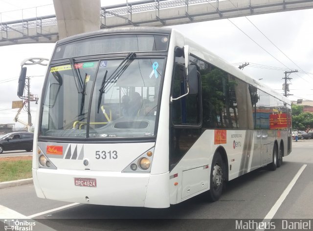 Metra - Sistema Metropolitano de Transporte 5313 na cidade de São Paulo, São Paulo, Brasil, por Matheus  Daniel. Número da foto: #5666175.