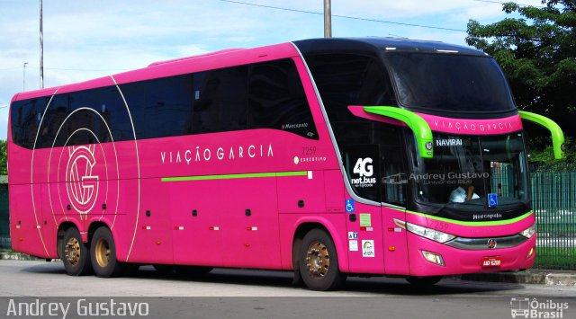 Viação Garcia 7259 na cidade de São Paulo, São Paulo, Brasil, por Andrey Gustavo. Número da foto: #5666528.