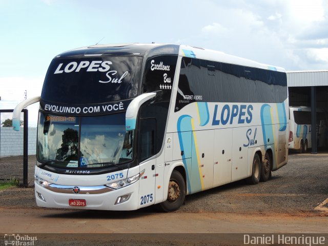 LopeSul Transportes - Lopes e Oliveira Transportes e Turismo - Lopes Sul 2075 na cidade de Rio Verde, Goiás, Brasil, por Daniel Henrique. Número da foto: #5666595.