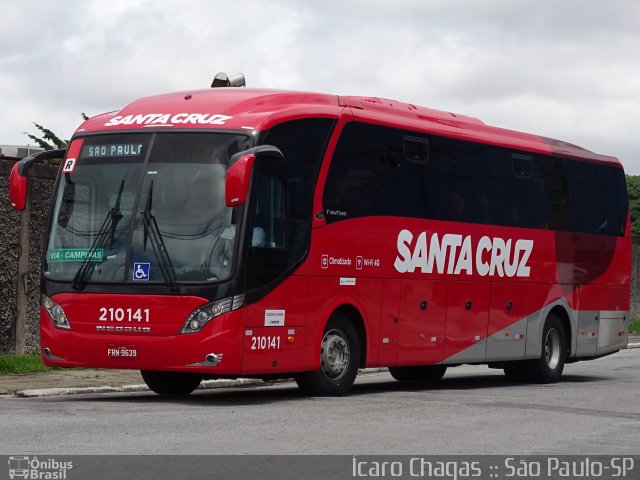 Viação Santa Cruz 210141 na cidade de São Paulo, São Paulo, Brasil, por Ícaro Chagas. ID da foto: 5669726.