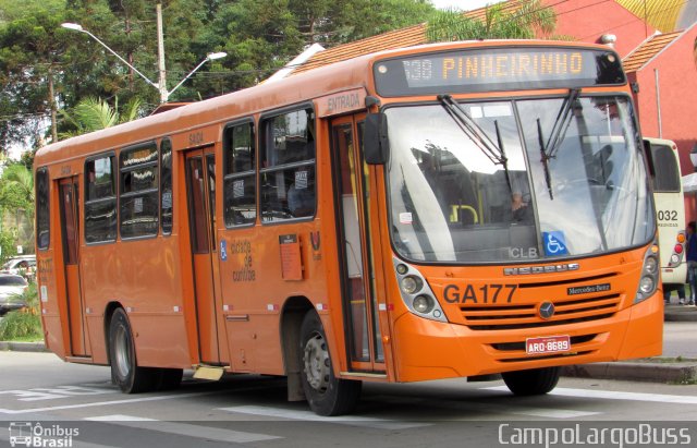 Viação Cidade Sorriso GA177 na cidade de Curitiba, Paraná, Brasil, por Alessandro Fracaro Chibior. ID da foto: 5668821.