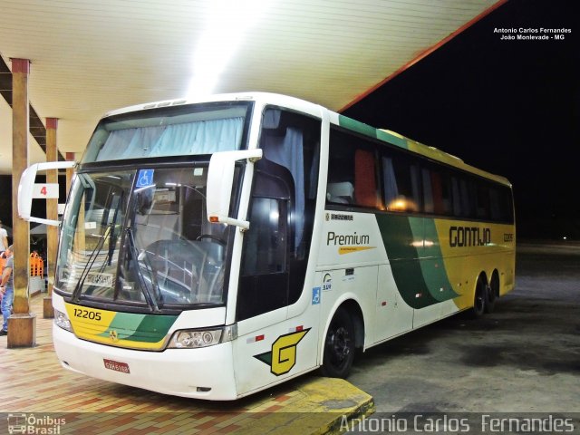 Empresa Gontijo de Transportes 12205 na cidade de João Monlevade, Minas Gerais, Brasil, por Antonio Carlos Fernandes. Número da foto: #5668464.