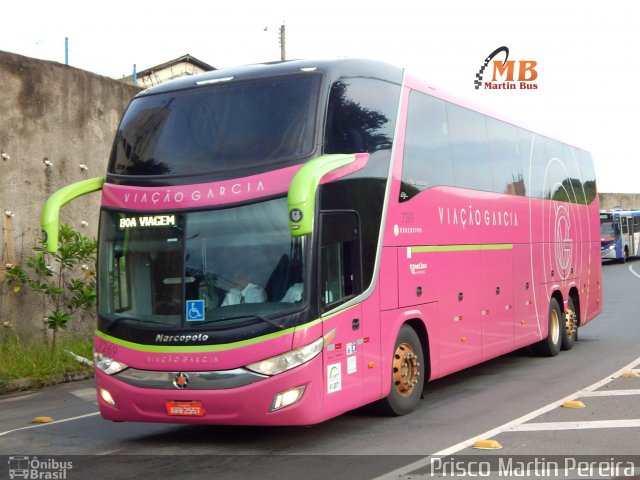 Viação Garcia 7269 na cidade de Campinas, São Paulo, Brasil, por Prisco Martin Pereira. Número da foto: #5668428.