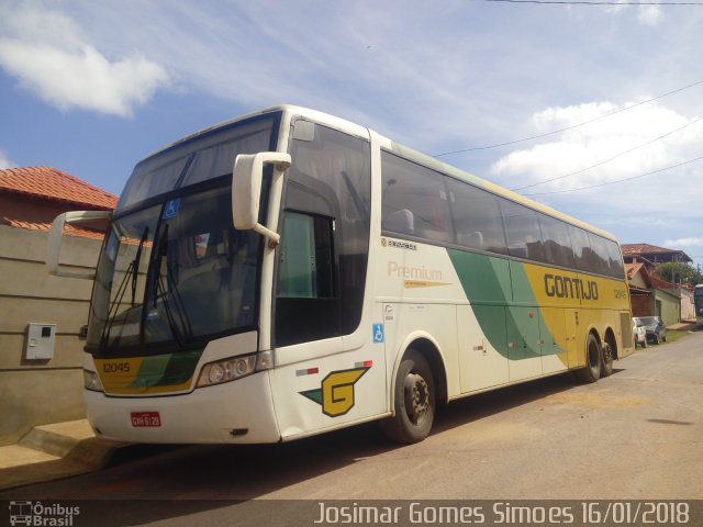 Empresa Gontijo de Transportes 12045 na cidade de Minas Novas, Minas Gerais, Brasil, por Josimar Gomes Simoes. ID da foto: 5669722.