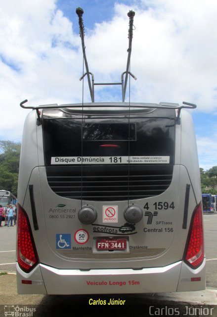 Himalaia Transportes > Ambiental Transportes Urbanos 4 1594 na cidade de São Paulo, São Paulo, Brasil, por Carlos Júnior. ID da foto: 5669125.