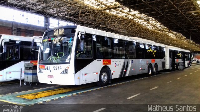 Metra - Sistema Metropolitano de Transporte 5214 na cidade de São Bernardo do Campo, São Paulo, Brasil, por Matheus Santos Cavalcante. ID da foto: 5668260.