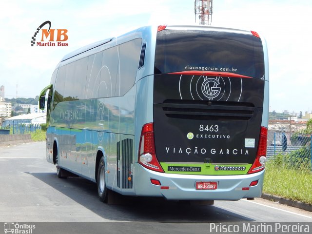 Viação Garcia 8463 na cidade de Campinas, São Paulo, Brasil, por Prisco Martin Pereira. Número da foto: #5668460.