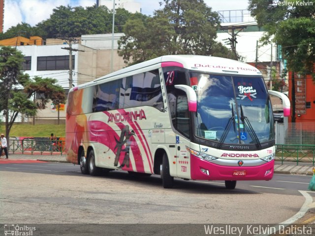 Empresa de Transportes Andorinha 7301 na cidade de Sorocaba, São Paulo, Brasil, por Weslley Kelvin Batista. ID da foto: 5668934.