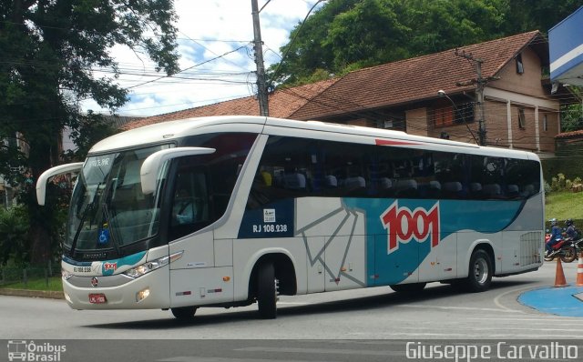 Auto Viação 1001 RJ 108.238 na cidade de Nova Friburgo, Rio de Janeiro, Brasil, por Giuseppe Carvalho. Número da foto: #5669410.