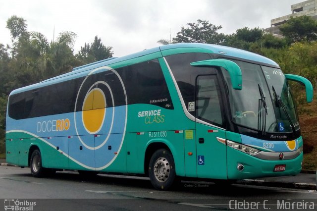 Doce Rio Fretamento e Turismo 8200 na cidade de Barueri, São Paulo, Brasil, por Cleber C.  Moreira. Número da foto: #5672328.