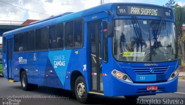 SOGAL - Sociedade de Ônibus Gaúcha Ltda. 151 na cidade de Canoas, Rio Grande do Sul, Brasil, por Adegildo Silveira. ID da foto: 5671557.