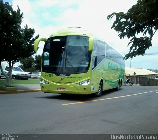 Viação Garcia 7789 na cidade de Apucarana, Paraná, Brasil, por Josino Vieira. Número da foto: #5671522.
