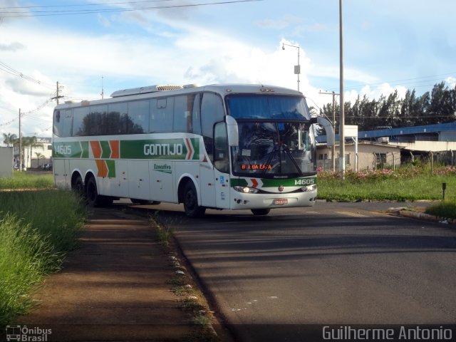 Empresa Gontijo de Transportes 14605 na cidade de Araxá, Minas Gerais, Brasil, por Guilherme Antonio. Número da foto: #5671597.