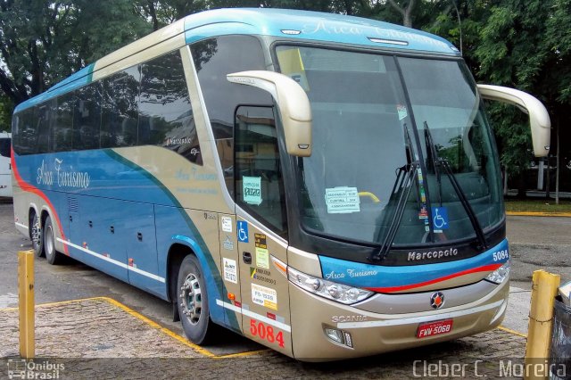 Arca Turismo 5084 na cidade de São Paulo, São Paulo, Brasil, por Cleber C.  Moreira. ID da foto: 5672363.