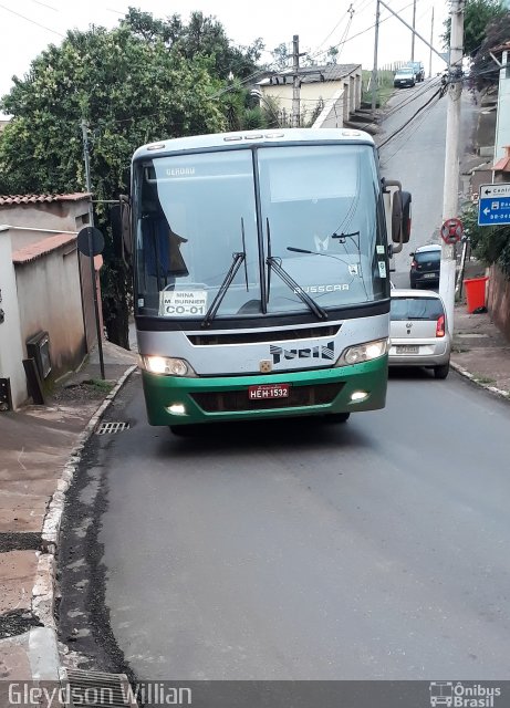 Turin Transportes 890 na cidade de Congonhas, Minas Gerais, Brasil, por Gleydson Willian Silva Paula. ID da foto: 5671341.