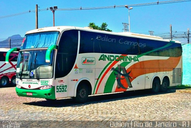 Empresa de Transportes Andorinha 5592 na cidade de Rio de Janeiro, Rio de Janeiro, Brasil, por Odilon Victor Silva de Campos . ID da foto: 5672318.