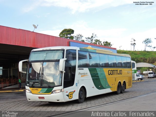 Empresa Gontijo de Transportes 12345 na cidade de João Monlevade, Minas Gerais, Brasil, por Antonio Carlos Fernandes. ID da foto: 5670992.