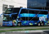 UTIL - União Transporte Interestadual de Luxo 11303 na cidade de Rio de Janeiro, Rio de Janeiro, Brasil, por Luiz Petriz. Número da foto: #:id.