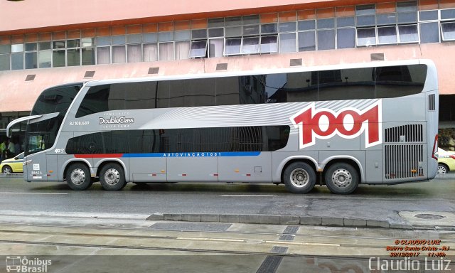 Auto Viação 1001 RJ 108.689 na cidade de Rio de Janeiro, Rio de Janeiro, Brasil, por Claudio Luiz. ID da foto: 5624817.