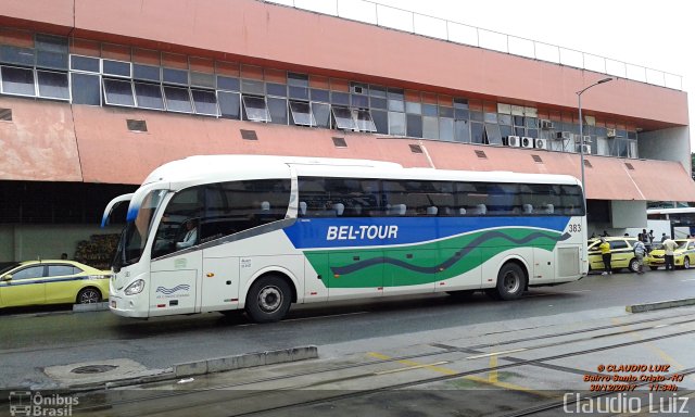 Bel-Tour Transportes e Turismo 383 na cidade de Rio de Janeiro, Rio de Janeiro, Brasil, por Claudio Luiz. Número da foto: #5624791.