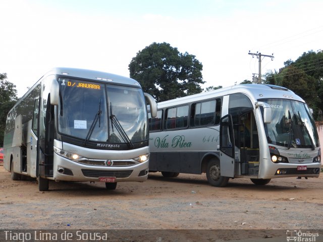 Expresso Vila Rica 6403 na cidade de Januária, Minas Gerais, Brasil, por Tiago Lima de Sousa. ID da foto: 5625391.