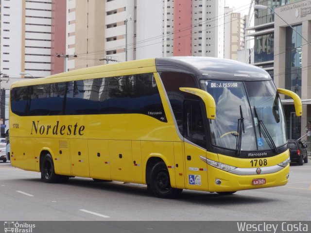Viação Nordeste 1708 na cidade de Fortaleza, Ceará, Brasil, por Wescley  Costa. Número da foto: #5626742.