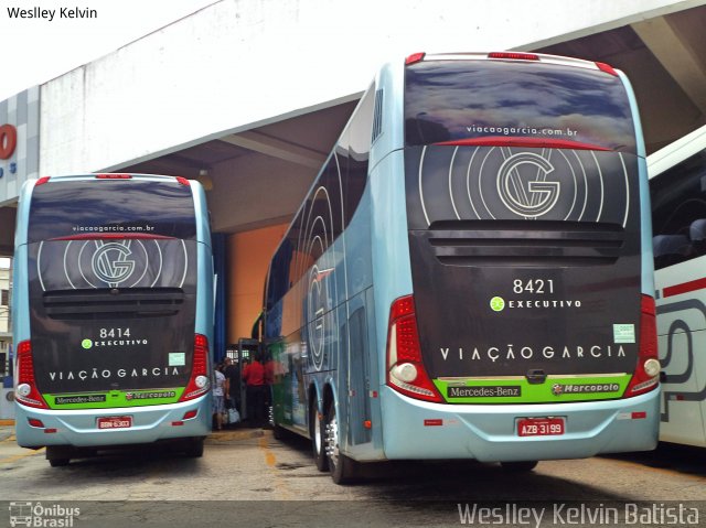 Viação Garcia 8421 na cidade de Sorocaba, São Paulo, Brasil, por Weslley Kelvin Batista. Número da foto: #5626190.