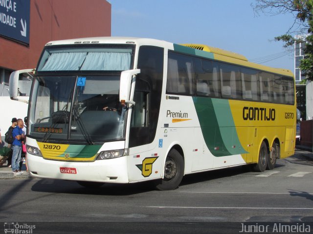 Empresa Gontijo de Transportes 12870 na cidade de Rio de Janeiro, Rio de Janeiro, Brasil, por Junior Almeida. ID da foto: 5626865.