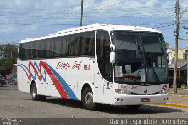 Estrela Sul 210 na cidade de Cidreira, Rio Grande do Sul, Brasil, por Daniel Espindola Dorneles. Número da foto: #5625377.
