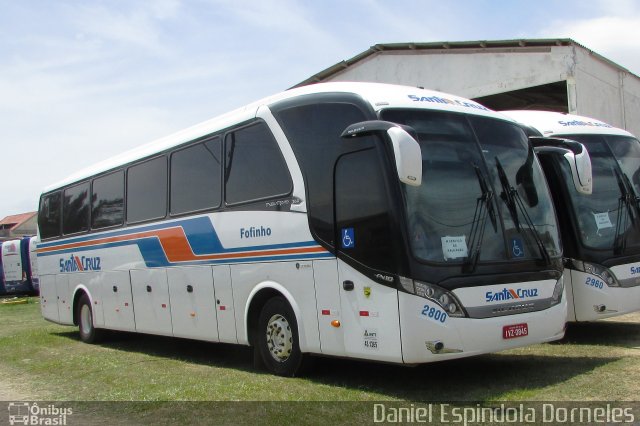 VUSC - Viação União Santa Cruz 2800 na cidade de Cidreira, Rio Grande do Sul, Brasil, por Daniel Espindola Dorneles. ID da foto: 5625953.