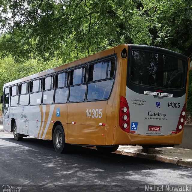 Viação Cidade de Caieiras 14305 na cidade de Caieiras, São Paulo, Brasil, por Michel Nowacki. Número da foto: #5674037.