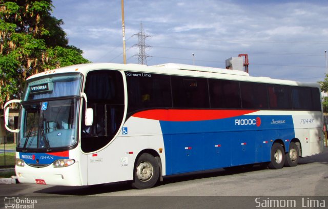 Viação Riodoce 70447 na cidade de Vitória, Espírito Santo, Brasil, por Saimom  Lima. ID da foto: 5674299.