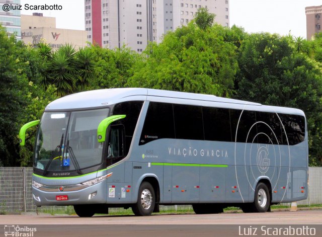 Viação Garcia 8453 na cidade de Curitiba, Paraná, Brasil, por Luiz Scarabotto . ID da foto: 5674743.