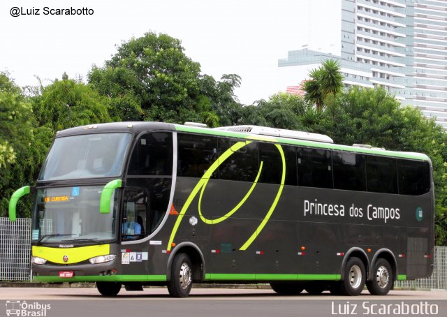 Expresso Princesa dos Campos 5852 na cidade de Curitiba, Paraná, Brasil, por Luiz Scarabotto . ID da foto: 5674754.