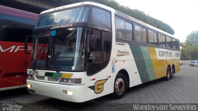 Empresa Gontijo de Transportes 11520 na cidade de Belo Horizonte, Minas Gerais, Brasil, por Wanderson Severino. ID da foto: 5674036.