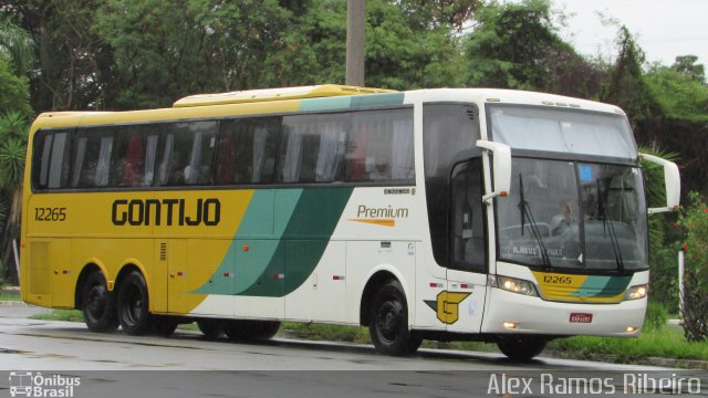 Empresa Gontijo de Transportes 12265 na cidade de Taubaté, São Paulo, Brasil, por Alex Ramos Ribeiro. ID da foto: 5673019.