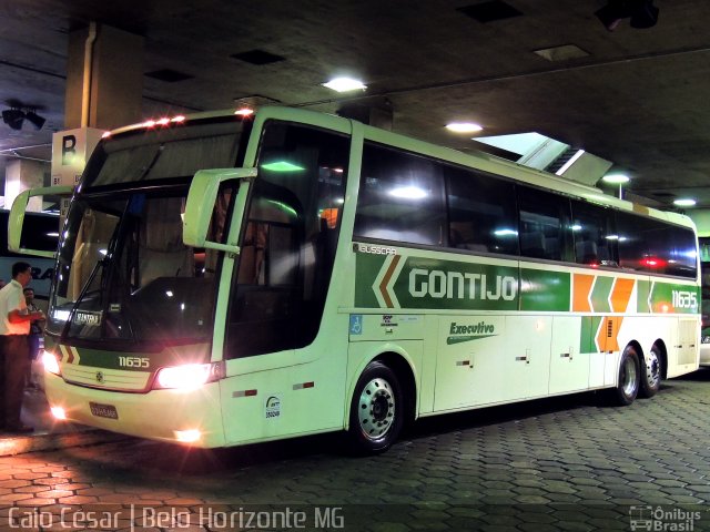 Empresa Gontijo de Transportes 11635 na cidade de Belo Horizonte, Minas Gerais, Brasil, por Caio César de Freitas Lopes. ID da foto: 5676459.