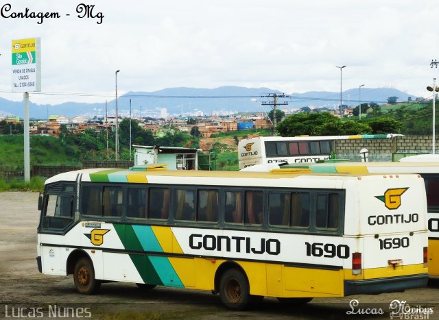 Empresa Gontijo de Transportes 1690 na cidade de Contagem, Minas Gerais, Brasil, por Lucas Nunes. ID da foto: 5677469.