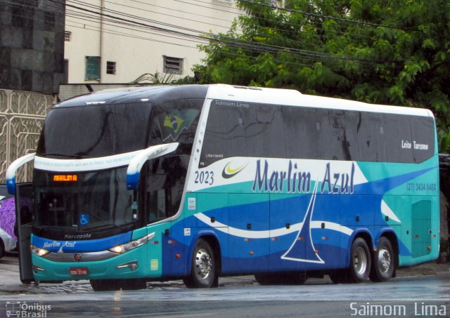 Marlim Azul Turismo 2023 na cidade de Vitória, Espírito Santo, Brasil, por Saimom  Lima. ID da foto: 5676781.