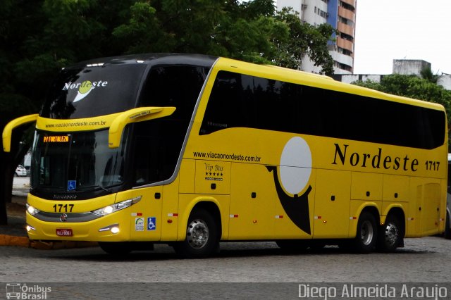 Viação Nordeste 1717 na cidade de Fortaleza, Ceará, Brasil, por Diego Almeida Araujo. Número da foto: #5680015.