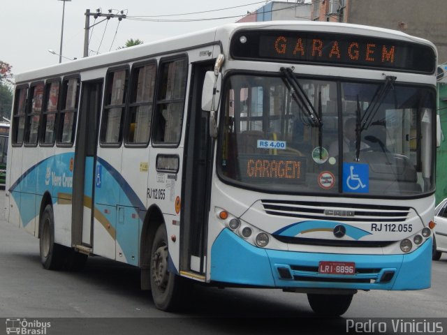 Auto Viação Vera Cruz - Belford Roxo RJ 112.055 na cidade de Belford Roxo, Rio de Janeiro, Brasil, por Pedro Vinicius. Número da foto: #5678485.