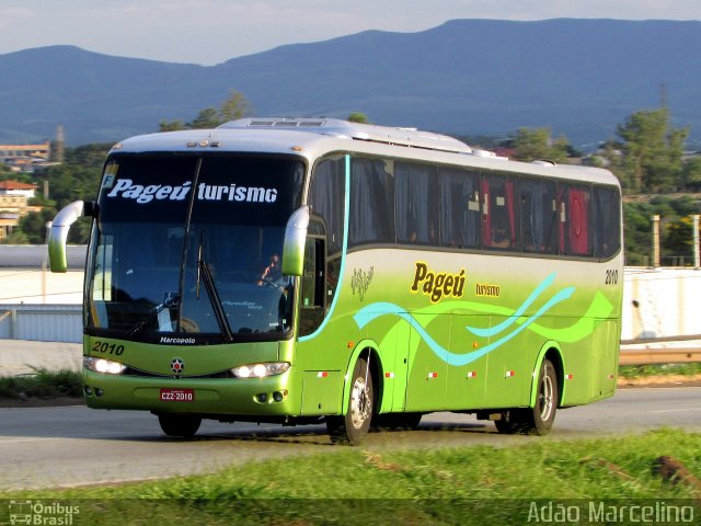 VP Turismo - Viação Pageú Turismo 2010 na cidade de Betim, Minas Gerais, Brasil, por Adão Raimundo Marcelino. ID da foto: 5680236.