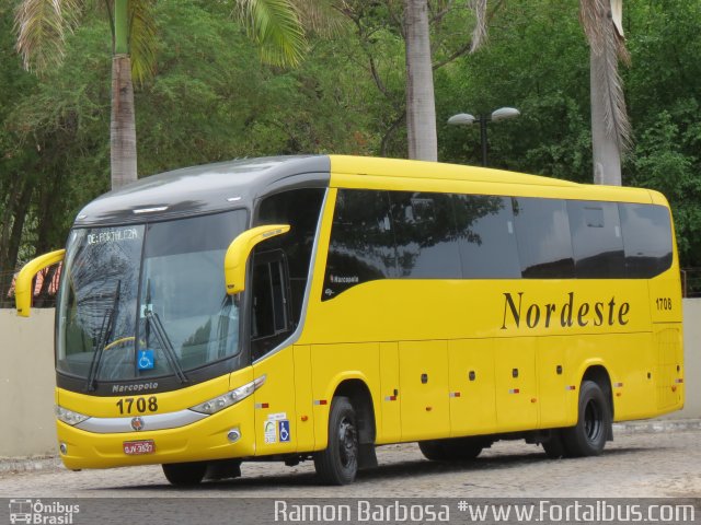 Viação Nordeste 1708 na cidade de Fortaleza, Ceará, Brasil, por Ramon Barbosa do Nascimento. Número da foto: #5679139.