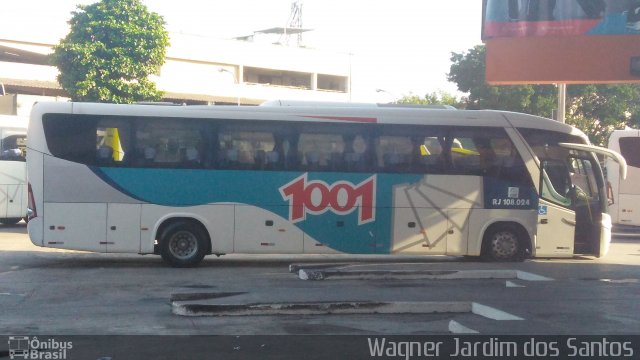 Auto Viação 1001 RJ 108.024 na cidade de Rio de Janeiro, Rio de Janeiro, Brasil, por Wagner Jardim dos Santos. ID da foto: 5678779.